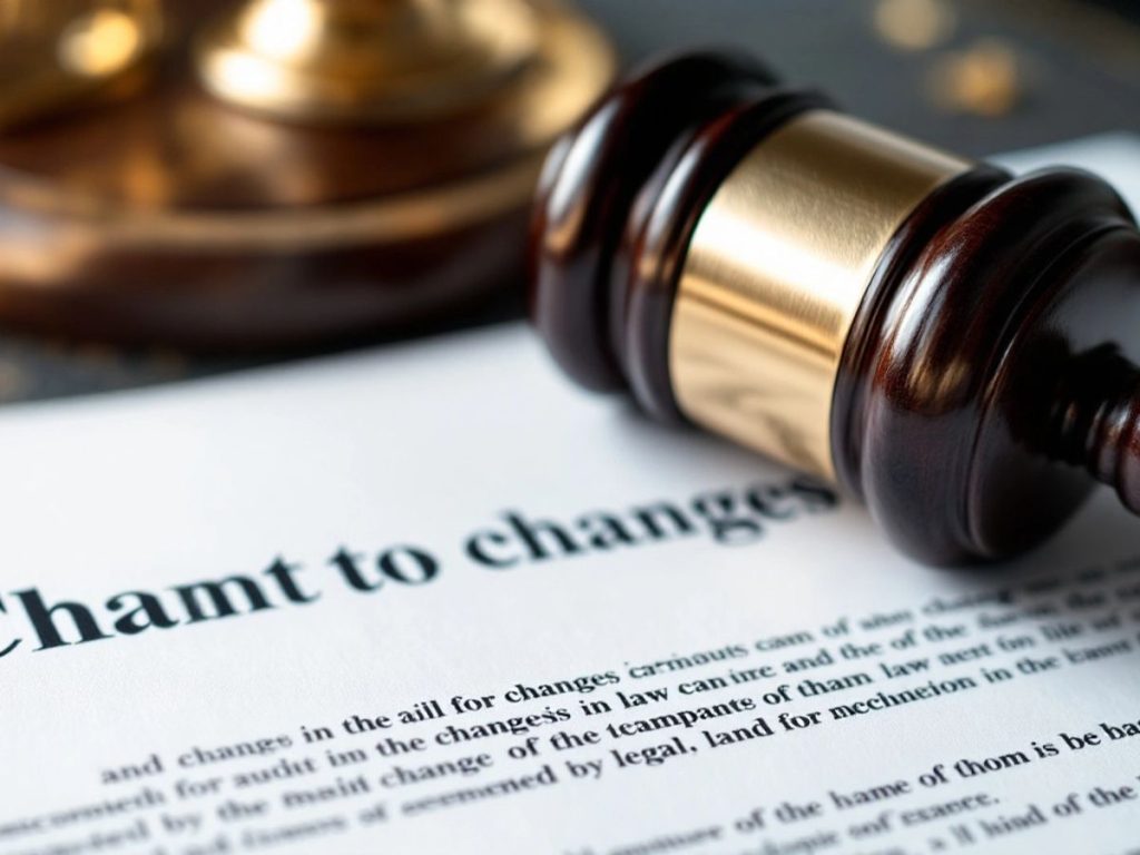 Ciocan judecătoresc pe un document legal.