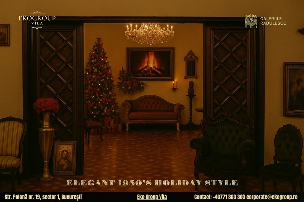 Decoratiuni de Craciun cu Farmec Interbelic – O Experiență Desăvârșită la Eko Group Vila