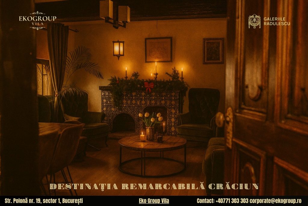 Destinații de Crăciun în București: Crăciunul Anilor ’30 la Eko Group Vila, O Experiență Elegantă și Nostalgică
